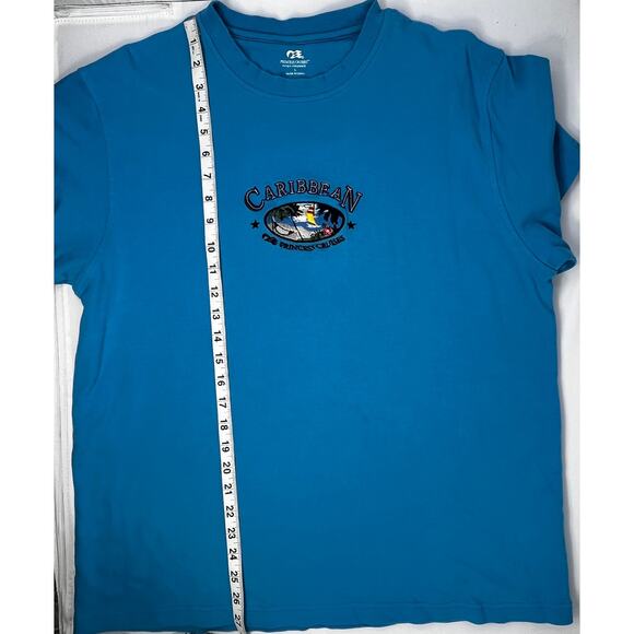 Princess Cruises Carribean Embroidered Tshirt Size Large PreOwned in fair - Picture 3 of 13